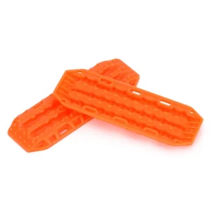 INJORA Mini Plastic Sand Ladder Recovery Ramps Boards Scale Accessories For 1/24 1/18 RC Crawlers (Orange)