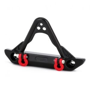 Para-choques em metal dianteiro com luzes 59*38mm para 1/24