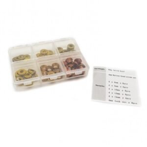 SET DE RONDELLE ET ÉCROU EN ALU ANODISÉE OR (60PCS)