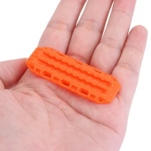 Alternative view of INJORA Mini Plastic Sand Ladder Recovery Ramps Boards Scale Accessories For 1/24 1/18 RC Crawlers (Orange)