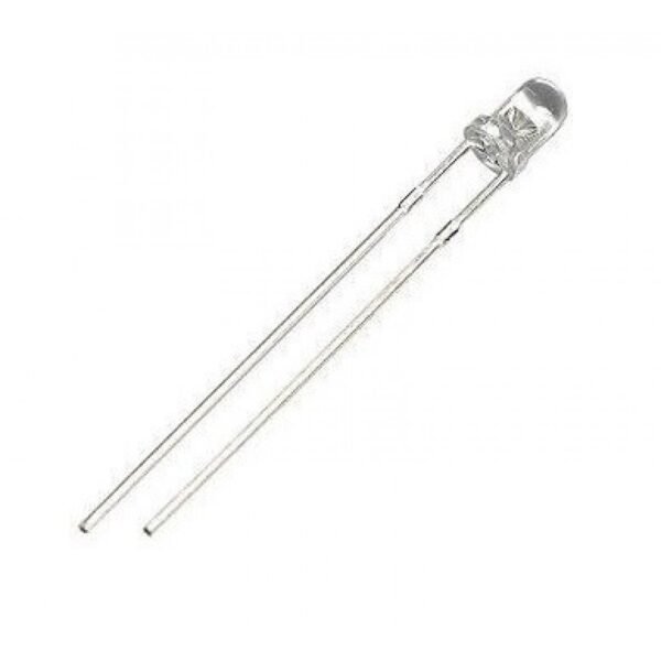 Led 3mm amarelo 3V (set 10pc)