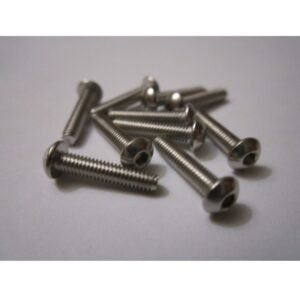Head Inox Button Hex Screw M2.5x12mm-10pcs / set