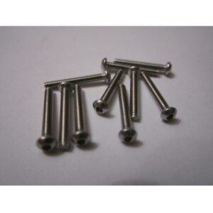 Head Inox Button Hex Screw M2x14mm-10pcs / set