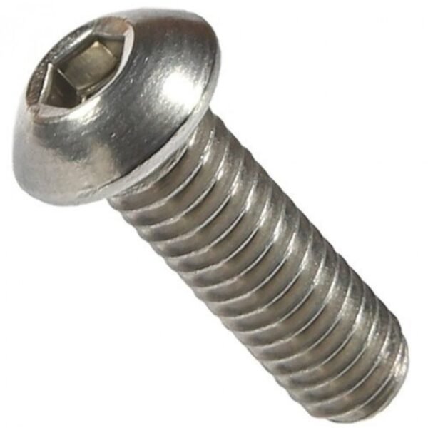 Head inox Button Hex Screw M2x6mm-10pcs / set