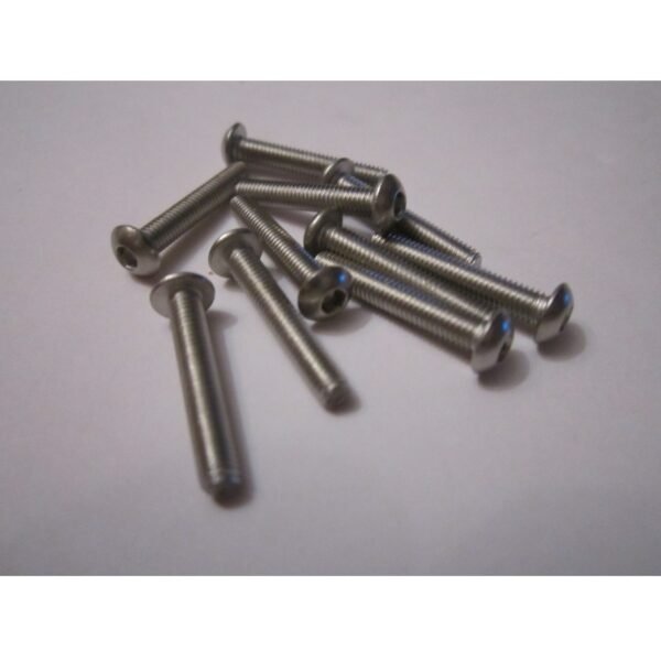 Head Inox Button Hex Screw M3x18-10pcs / set