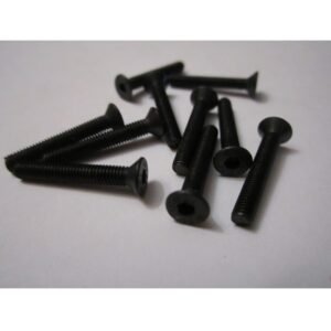 Head metal Flat Hex Screw M3x20-10pcs / set