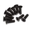 Head metal Flat Hex Screw M3x10-10pcs / set
