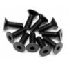 Head metal Flat Hex Screw M3x14-10pcs / set