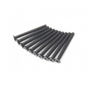 Head metal Flat Hex Screw M3x30-10pcs / set