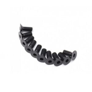 Head metal Flat Hex Screw M4x10-10pcs / set