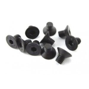Head metal Flat Hex Screw M4x6mm (set 10)