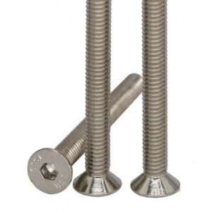 Head Inox Flat Hex Screw M4x30-10pcs / set