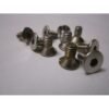 Head Inox Flat Hex Screw M5x20mm (set 10)