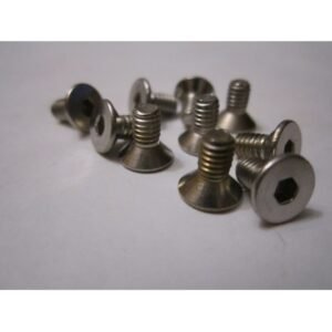 Head Inox Flat Hex Screw M4x8mm (set 10)