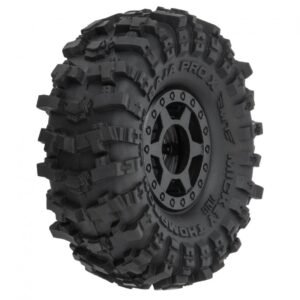1/24 Mickey Thompson Baja Pro X F/R 1.0" MTD 7mm Black Holcomb (4)