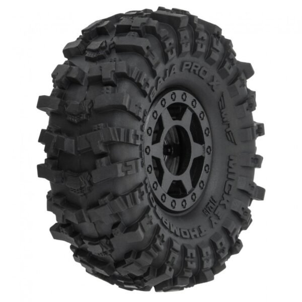 1/24 Mickey Thompson Baja Pro X F/R 1.0" MTD 7mm Black Holcomb (4)
