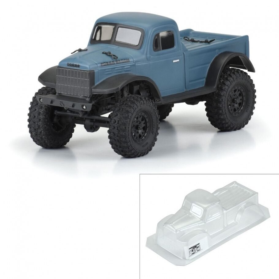 1/24 1946 Dodge Power Wagon Clear Body: SCX24 JLU - Image 4