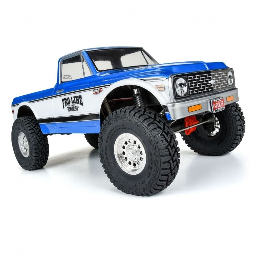 1/10 1972 Chevy K-10 Clear Body 12.3" Wheelbase Crawlers - Image 3