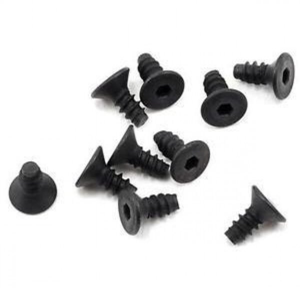 M2.6x6mm FH/ST Hex Screw (10pcs)