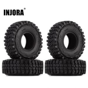 INJORA 1.0" 54*18mm S5 Mud Terrain Tires for 1/24 RC Crawlers (4) (T1002)