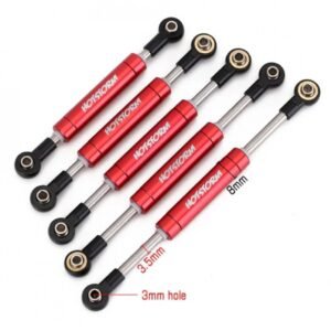 Alternative view of INJORA 95-100mm Adjustable Servo Steering Link for 1/10 RC Crawler (Grey)