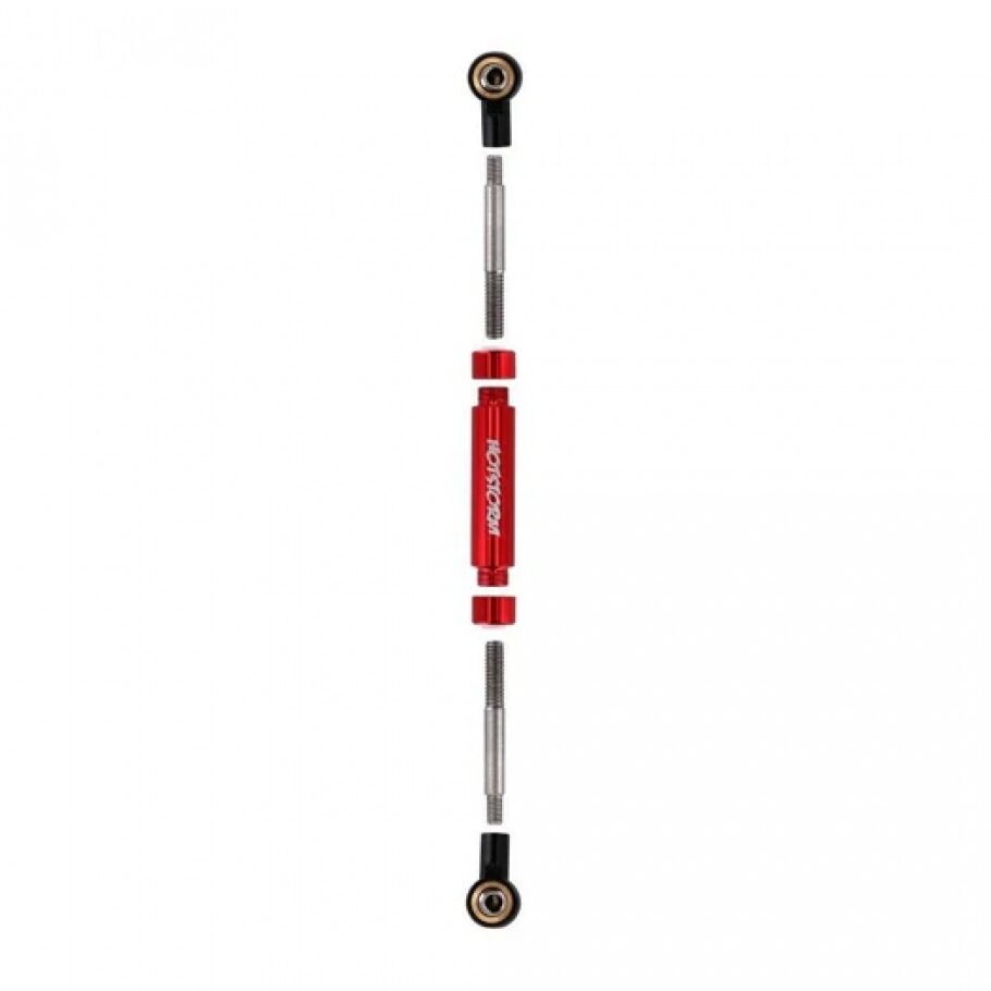 INJORA 80-85mm Adjustable Servo Steering Link for 1/10 RC Crawler (Grey) - Image 3