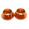 10pcs Aluminum M3 Washer Alloy Cap Head Gasket (Orange)