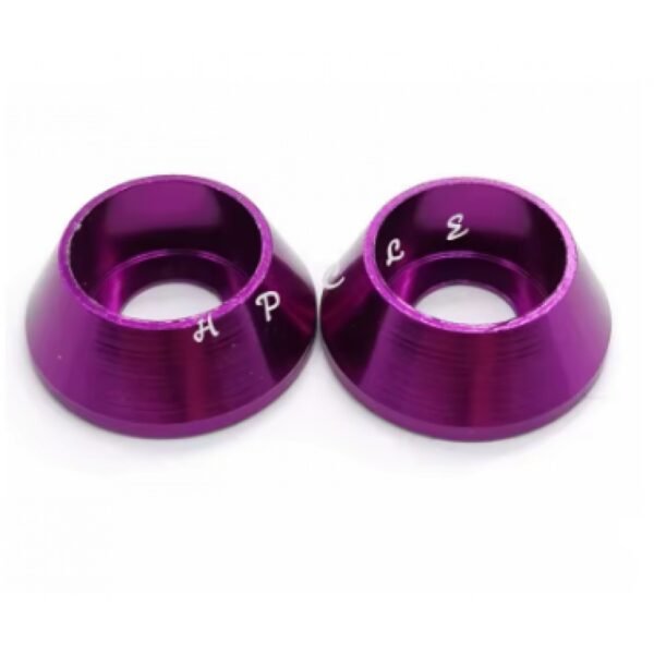 10pcs Aluminum M3 Washer Alloy Cap Head Gasket (Purple)