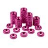 10pcs M3 Aluminium Anodized Countersunk Head Washer Gasket (Pink)