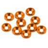 10pcs M3 Aluminium Anodized Countersunk Head Washer Gasket (Orange)
