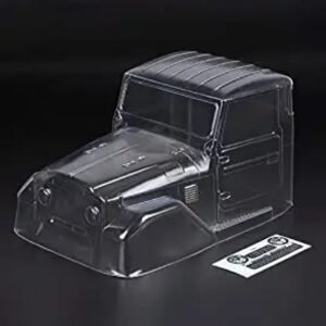 Alternative view of HooCrawler 1/10 1965 Toyota FJ40 Truck Cab PC Clear Body for RC Crawler