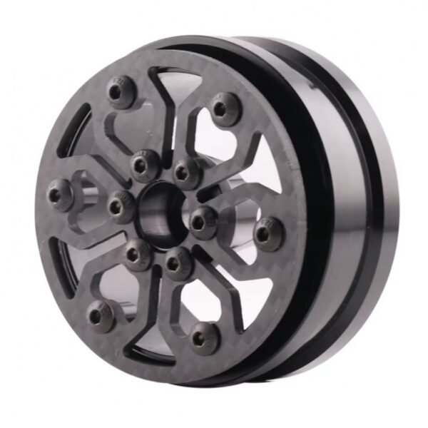 4PCS D004 1.9 Inch Carbon Fiber Wheels