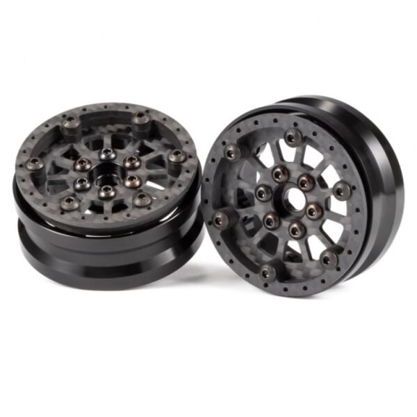 Ultra Lightweight Carbon Aluminum 1.9 Beadlock Wheels Adjustable Offset - Image 2