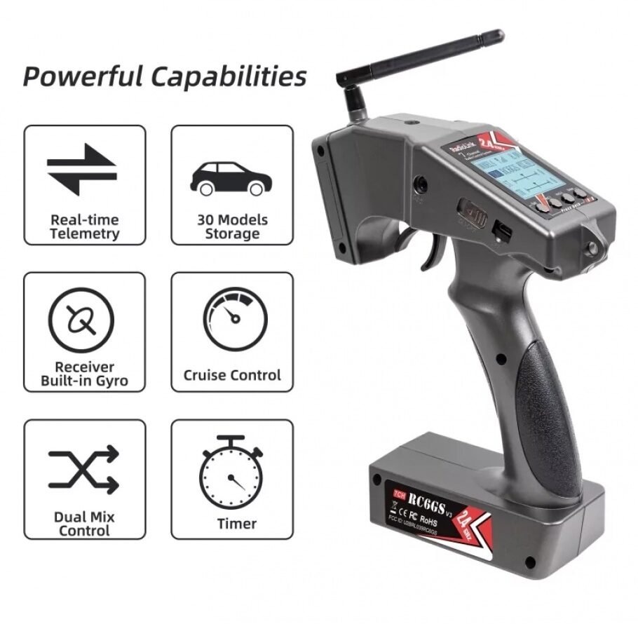 RADIO RADIOLINK 7 WAYS RC6GS V3 +R7FG - Image 4