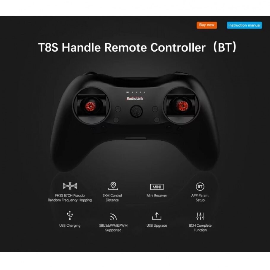 RADIO RADIOLINK T8S BT 8 WAYS+R8EF - Image 10