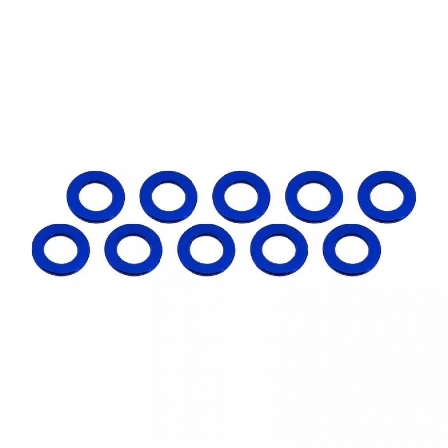 ALUMINUM SHIM (3x6x0.5mm) BLUE (10pcs)