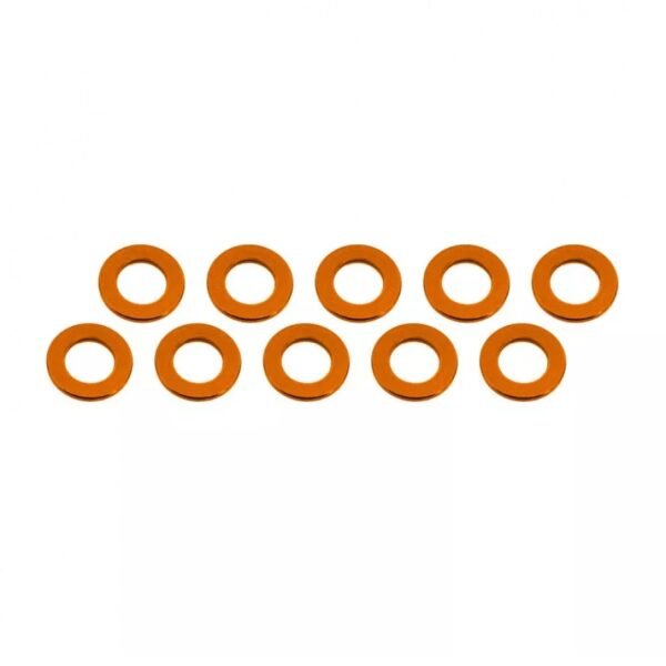 ALUMINUM SHIM (3x6x0.5mm) ORANGE (10pcs)