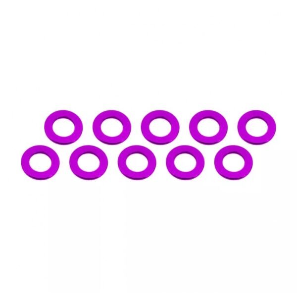 ALUMINUM SHIM (3x6x0.5mm) PINK (10pcs)