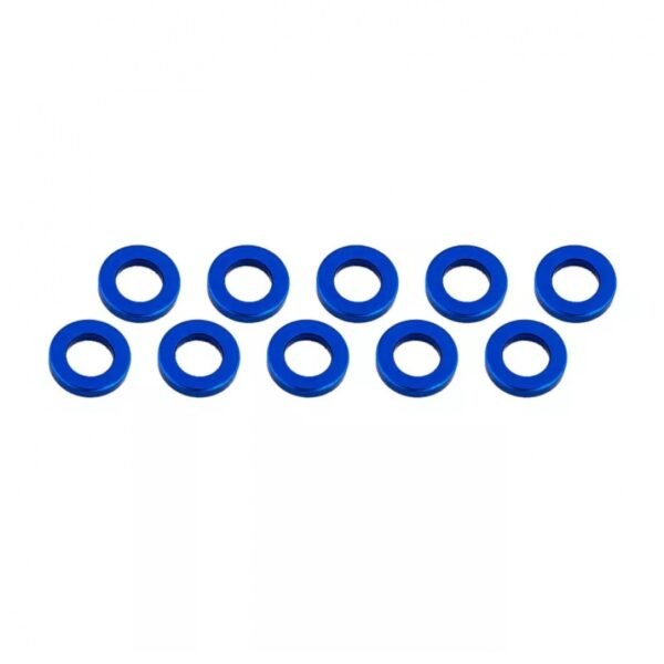 ALUMINUM SHIM (3x6x2mm) BLUE (10pcs)