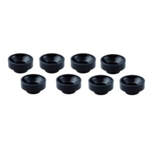 M3 ALUMINUM SERVO WASHER BLACK (8 pcs)