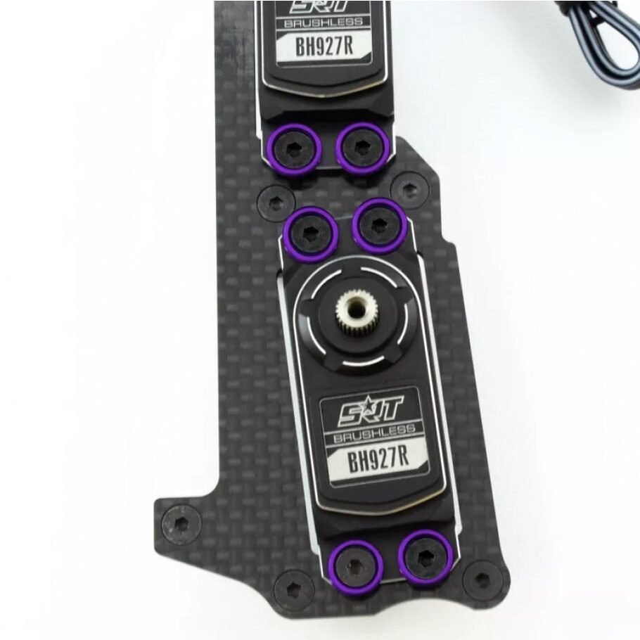 M3 ALUMINUM SERVO WASHER PURPLE (8 pcs) - Image 2