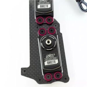 Alternative view of M3 ALUMINUM SERVO WASHER PINK (8 pcs)