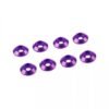3MM ALUMINIUM CAP HEAD WASHER PURPLE (8 pcs)