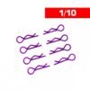 BODY CLIPS 1/10 L&R PURPLE (8 pcs.)