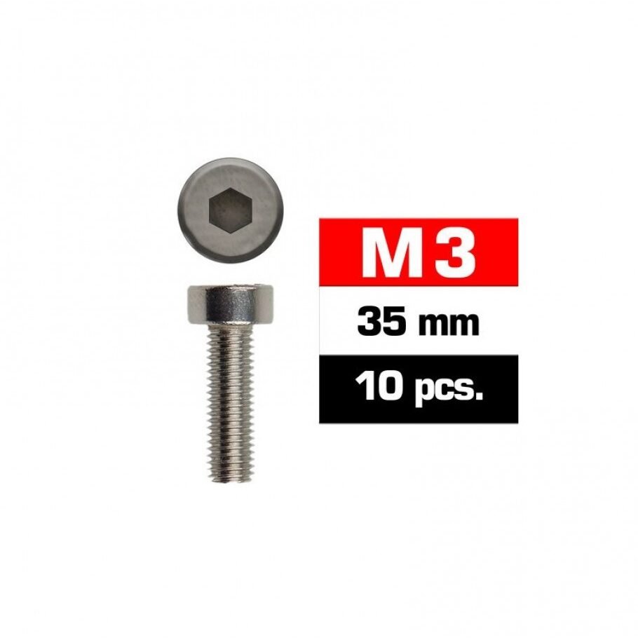 M3x35mm CAP HEAD SCREWS (10 pcs)