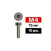 M4x15mm CAP HEAD SCREWS (10 pcs)