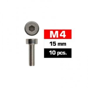 M4x15mm CAP HEAD SCREWS (10 pcs)