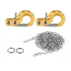 METAL HOOK & STEEL CHIAN SET Gold (silver) Type A