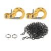 METAL HOOK & STEEL CHIAN SET Gold (Black) Type A