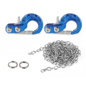 METAL HOOK & STEEL CHIAN SET Blue (Silver) Type A